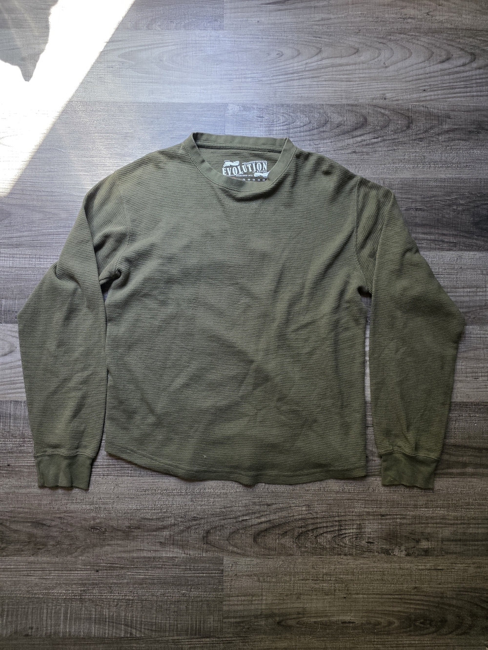 Evolution In Design Men's Long-Sleeve Thermal Shirt - Olive Green
